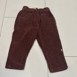 Easy peasy Kids Corduroy Pants in Brown 12m warm